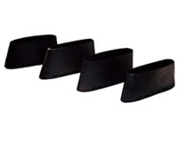 Shoe Rubber pad black 134x42mm